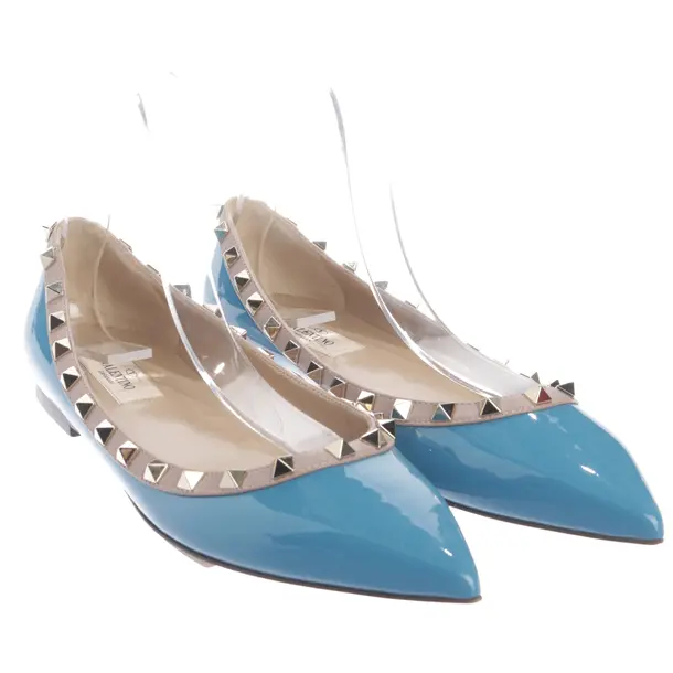 Ballet Flats in Blue, , Valentino