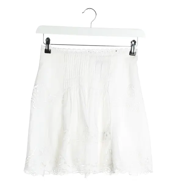 Skirt in White, Cotton, Isabel Marant