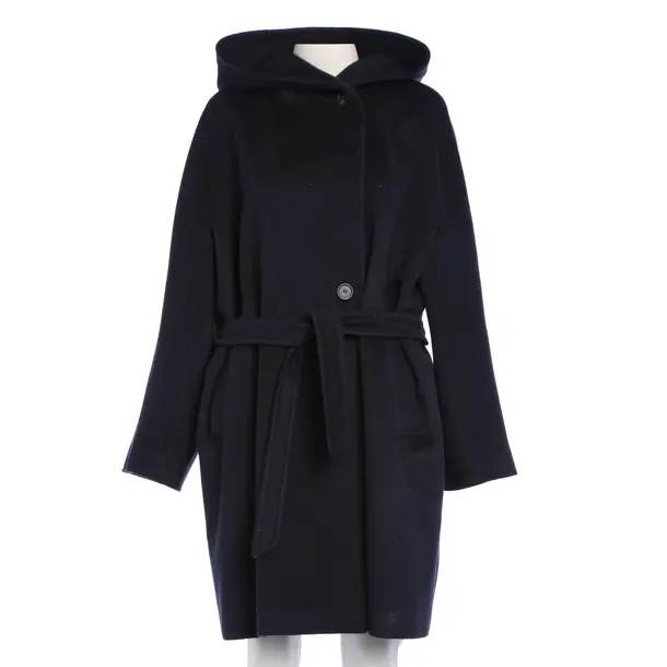 Winter Coat in Blue, Wool, Max Mara