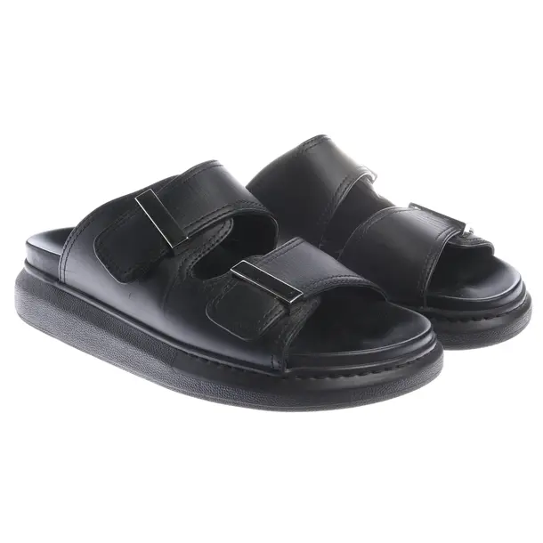 Sandalen in Schwarz, , Alexander McQueen