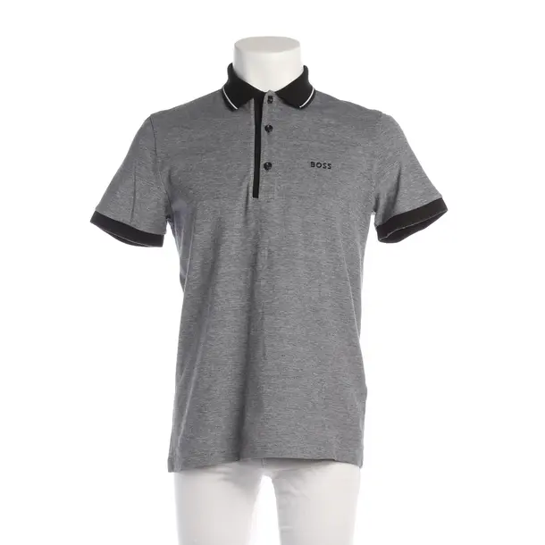 Poloshirt in Grau, Baumwolle, Hugo Boss Green