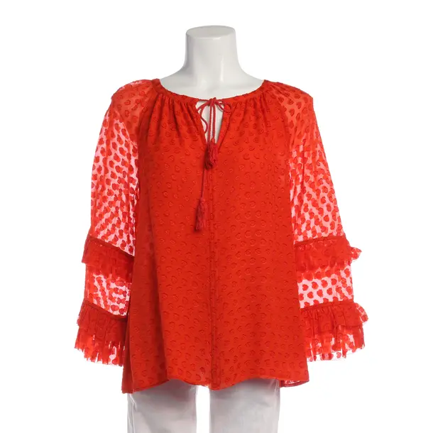 Bluse in Rot, Seide, Tory Burch