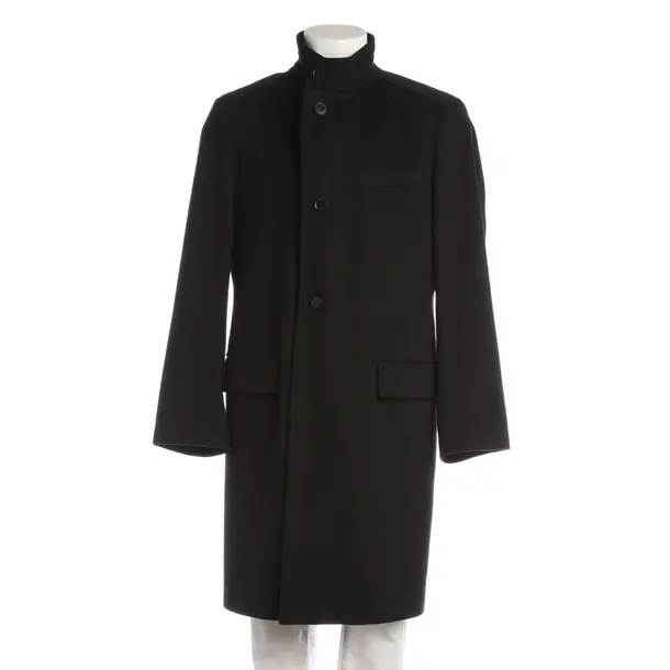Wintermantel in Schwarz, Wolle, Hugo Boss Black Label