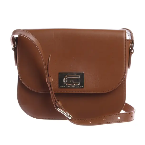 Schultertasche in Braun, Leder, Furla