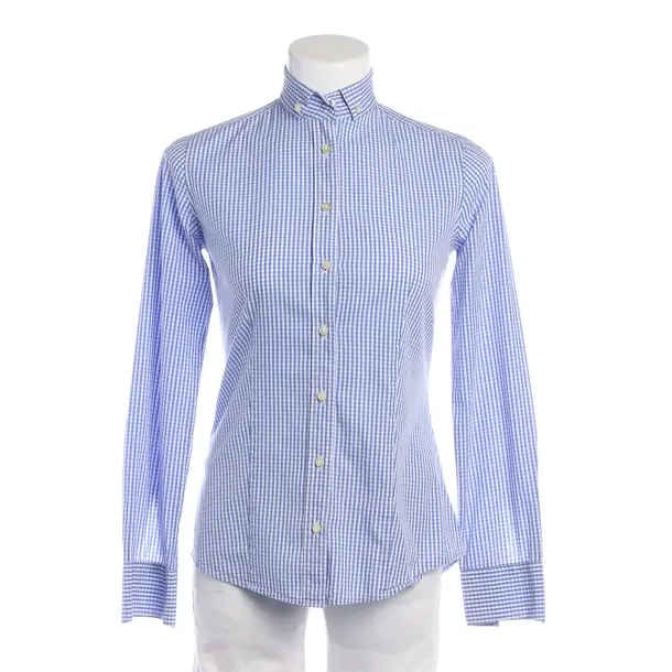 Blouse in Blue, Cotton, Soluzione
