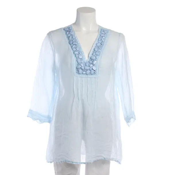 Bluse in Blau, Baumwolle, Sem Per Lei.