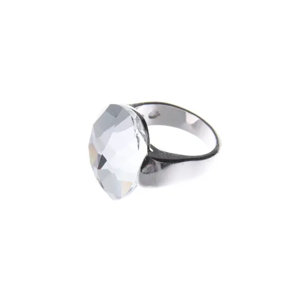 Ring in Metallic, Metal (metallic, metallized), Swarovski