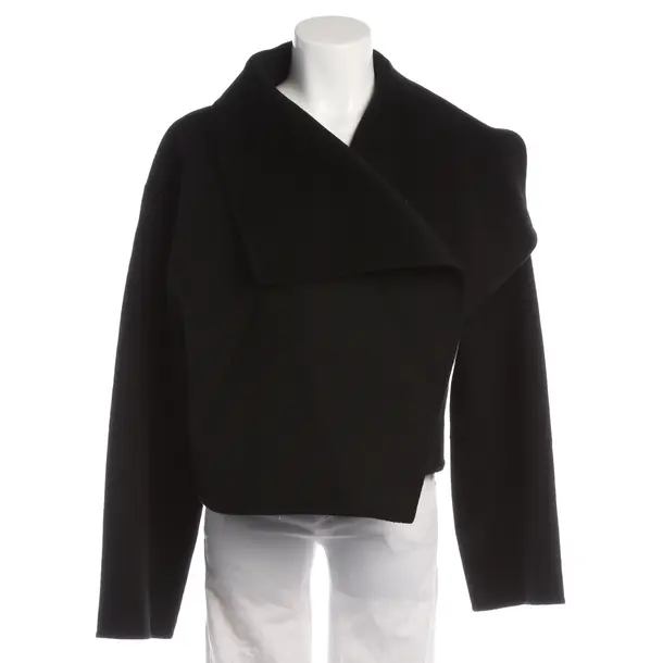 Übergangsjacke in Schwarz, Wolle, Totême