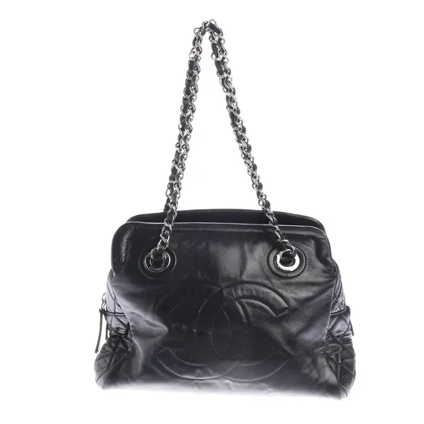 Handtasche in Schwarz, Leder, Chanel