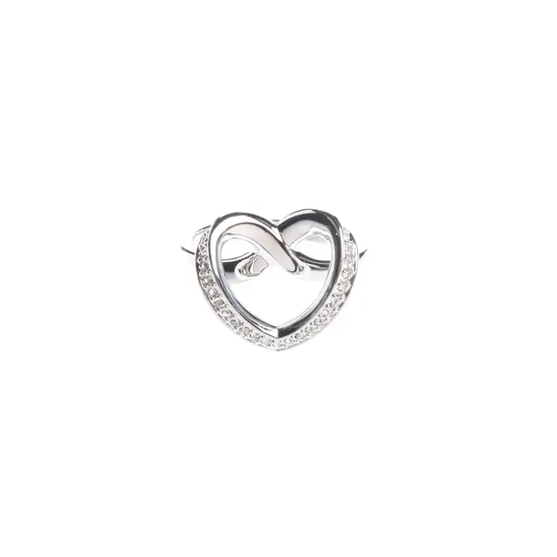 Ring in Metallic, Metal (metallic, metallized), Swarovski