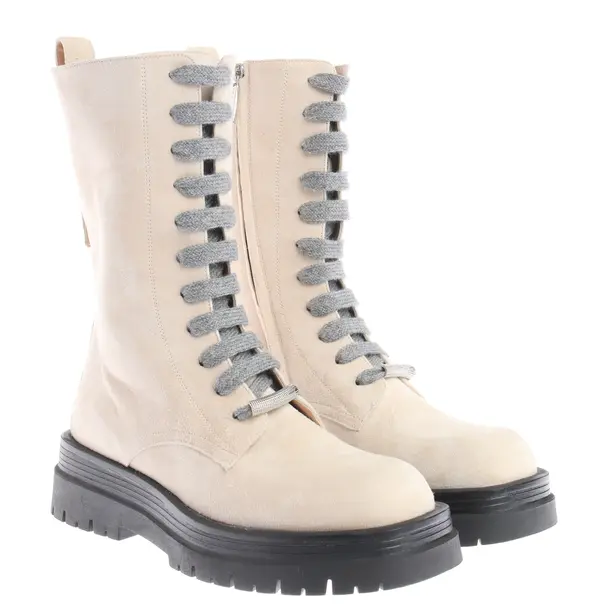 Ankle Boots in White, , Peserico