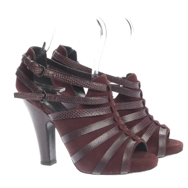 Peeptoes in Rot, , Bottega Veneta
