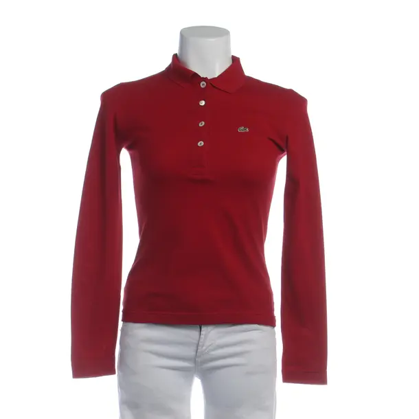 Longsleeve in Rot, Baumwolle, Lacoste