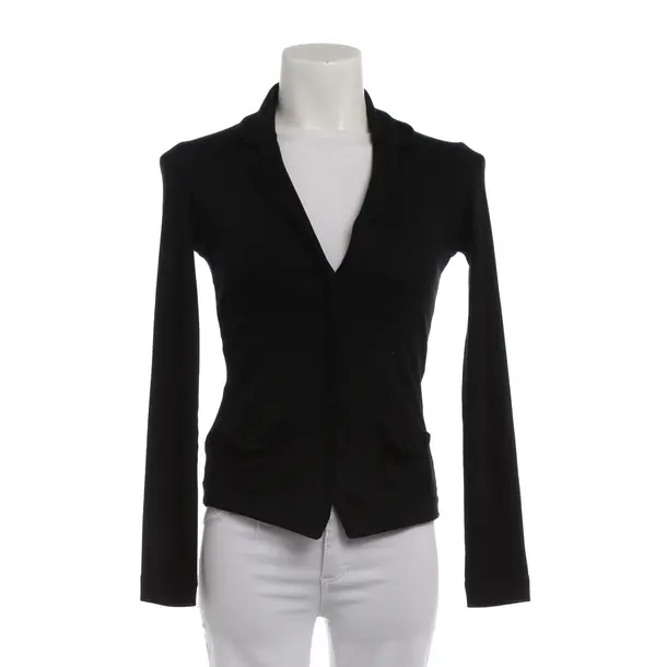 Strickjacke in Schwarz, Baumwolle, Marc Cain Sports