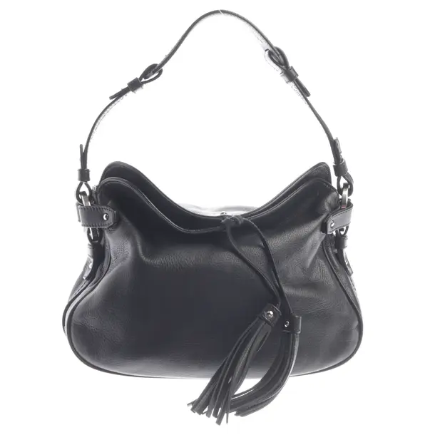 Shoulder Bag in Black, Leather, Bally