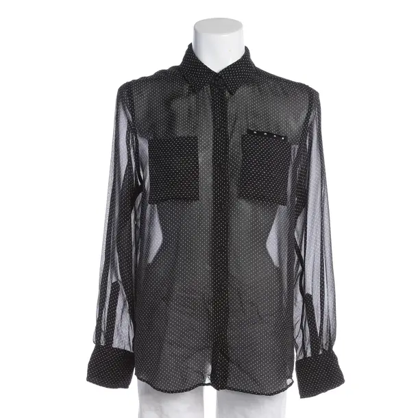 Blouse, in Black, Cotton, Marc Cain