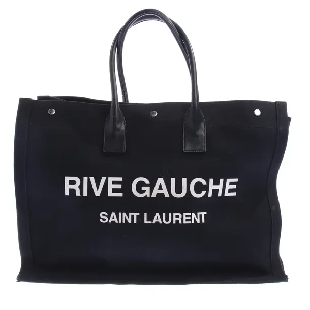 Shopper in Schwarz, Baumwolle, Saint Laurent