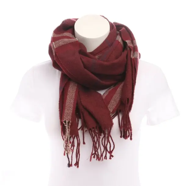 Schal in Rot, Kaschmir, Burberry