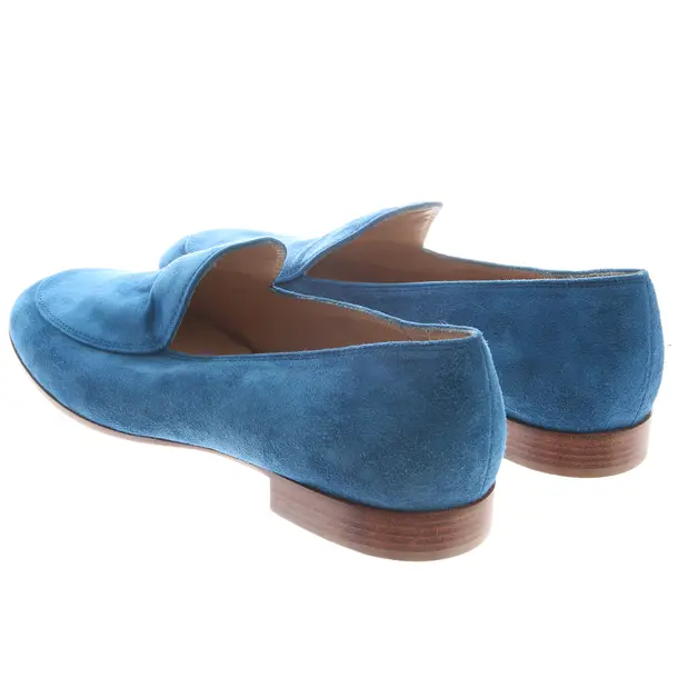Loafers in Blue, , Gianvito Rossi