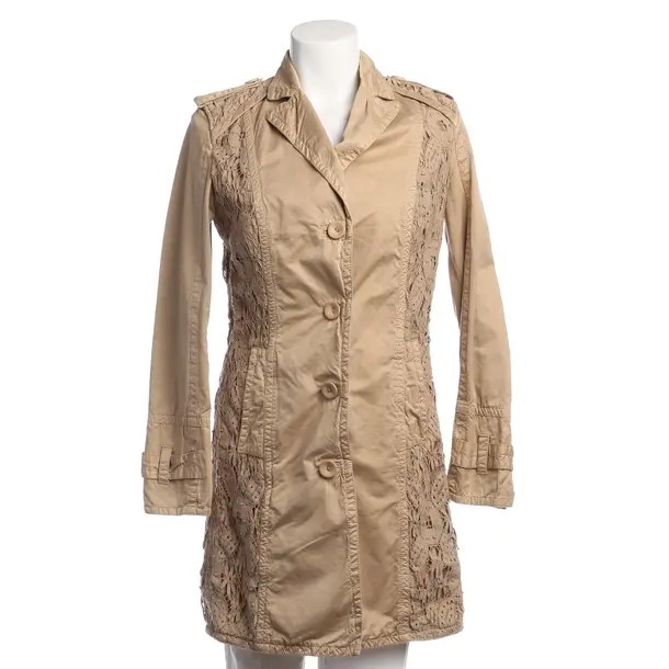 Summer Coat in Brown, Cotton, Marc Cain