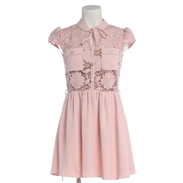 Cocktail Dress in Pink, Polyester, self-portrait