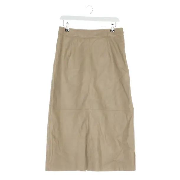 Skirt, in Light Brown, Leather, Frankie Shop
