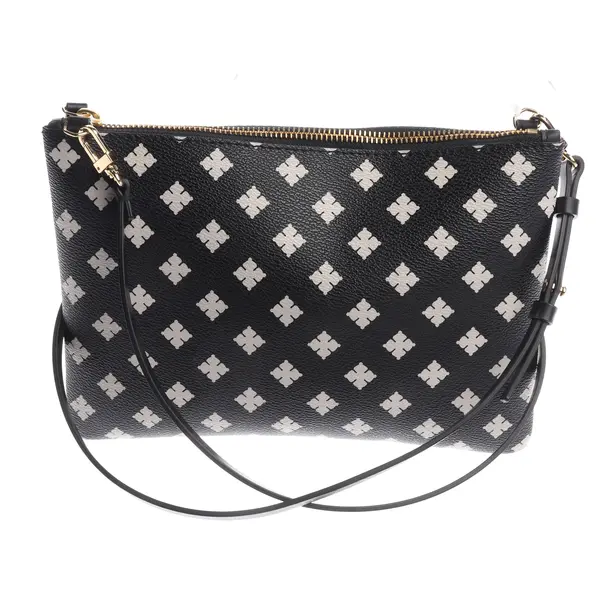 Evening Bag, in Black, Polyurethane, By Malene Birger