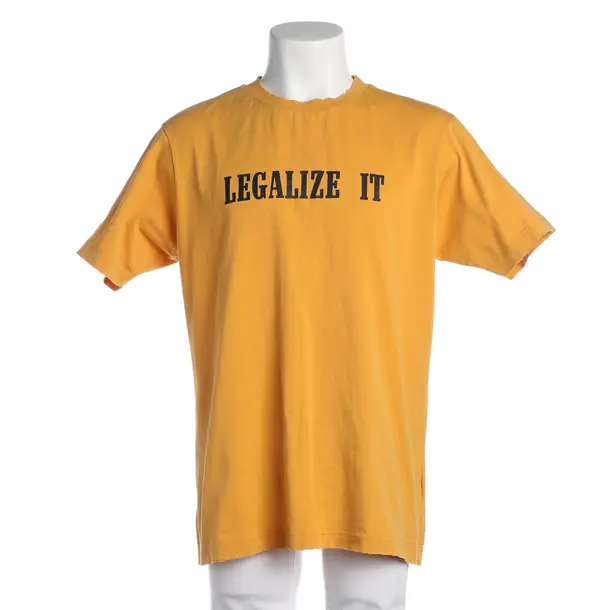T-Shirt in Orange, Baumwolle, Palm Angels