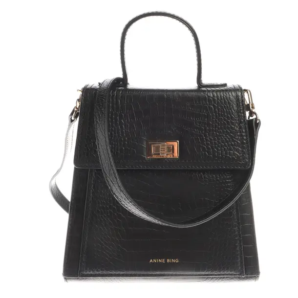 Handbag in Black, Leather, Anine Bing