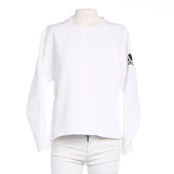 Sweatshirt in White, Cotton, Adidas