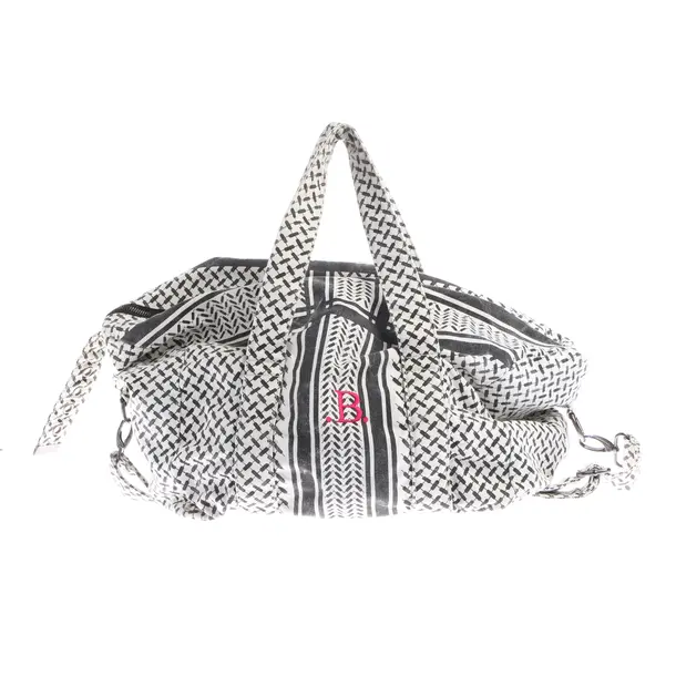 Reisetasche in Weiß, Baumwolle, Lala Berlin