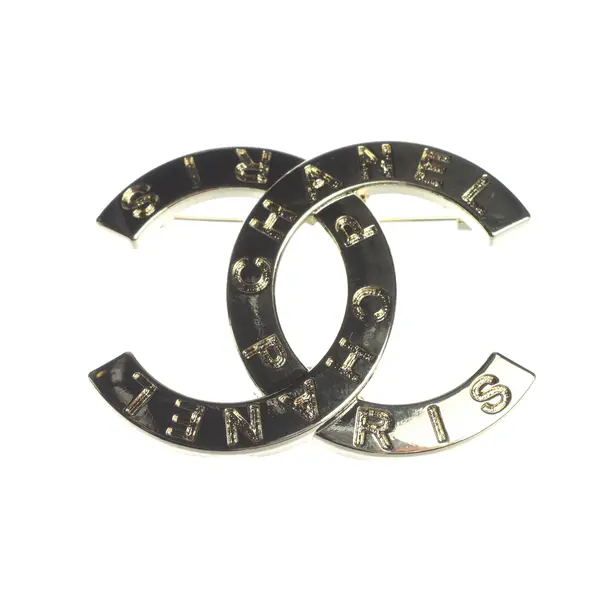 Brooch in Metallic, Metal (metallic, metallized), Chanel