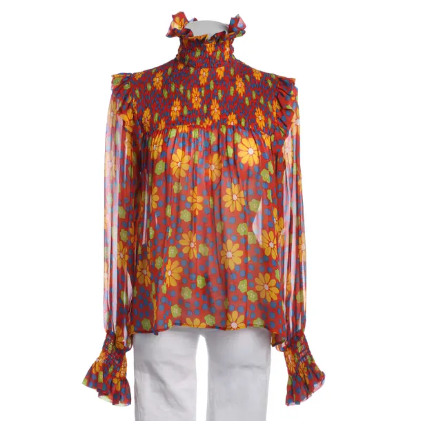 Bluse in Mehrfarbig, Polyester, Saint Laurent