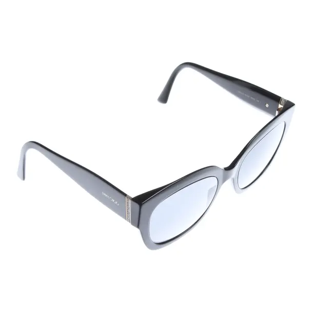 Sonnenbrille in Schwarz, Kunststoff, Jimmy Choo