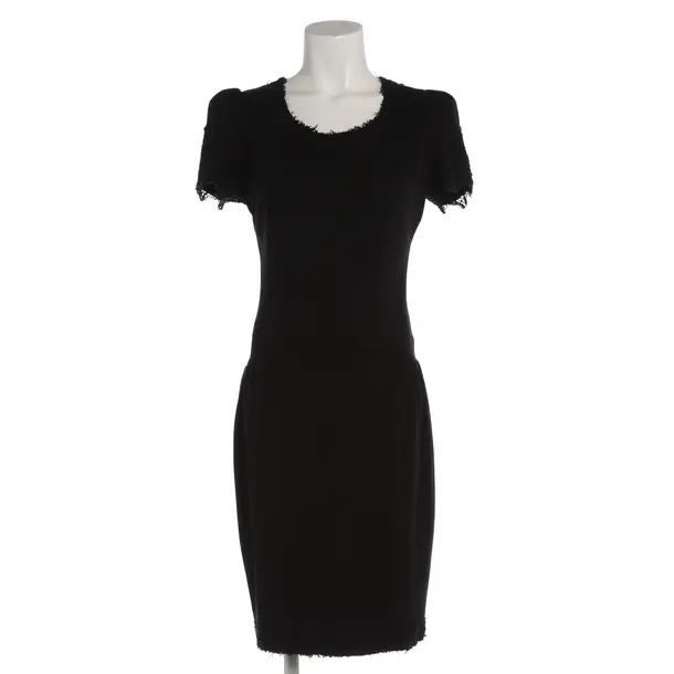 Kleid in Schwarz, Viskose, Ermanno Scervino
