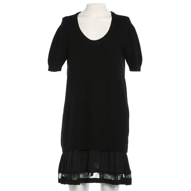 Kleid in Schwarz, Wolle, N°21