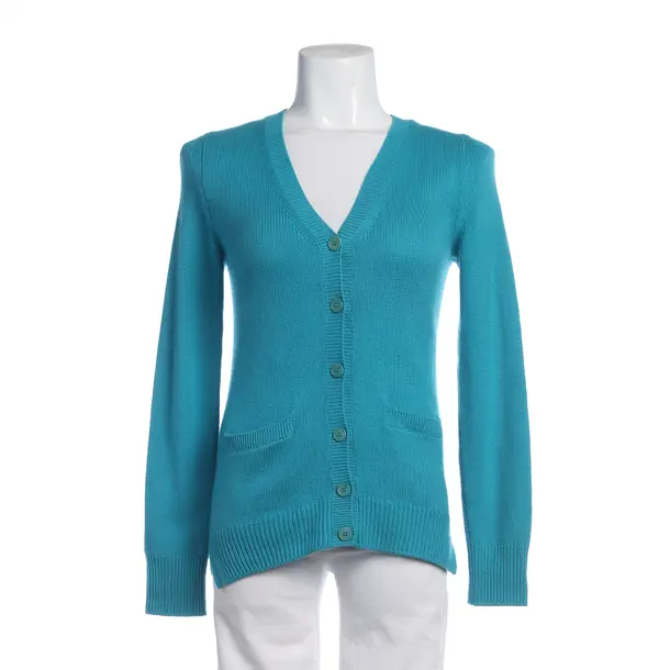 Strickjacke in Blau, Kaschmir, Loro Piana