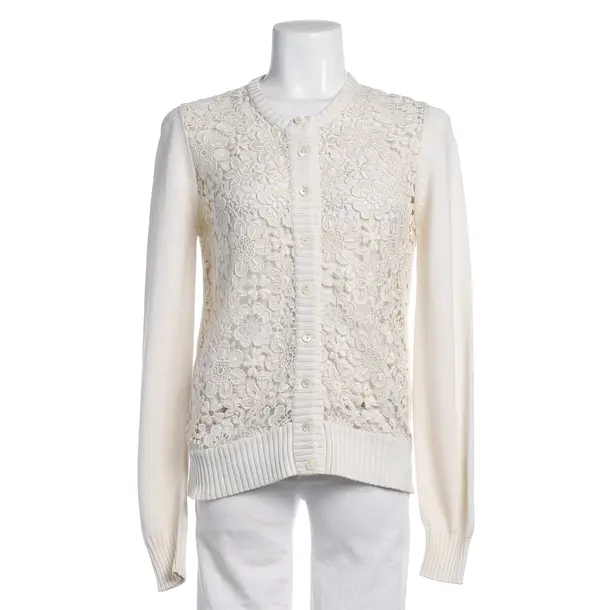 Strickjacke in Weiß, Baumwolle, Dolce & Gabbana