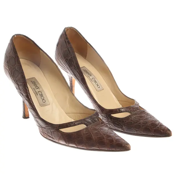 Pumps in Braun, , Jimmy Choo