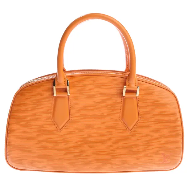 Handbag in Orange, Canvas, Louis Vuitton