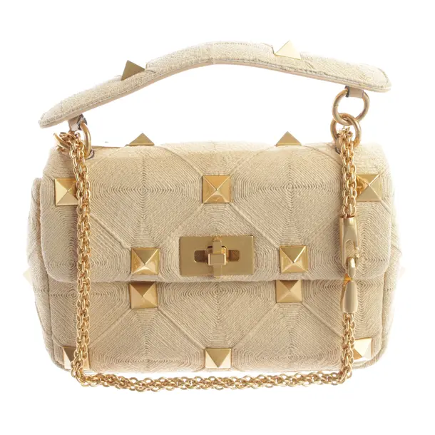 Schultertasche, in Beige, Sonstiges Material, Valentino