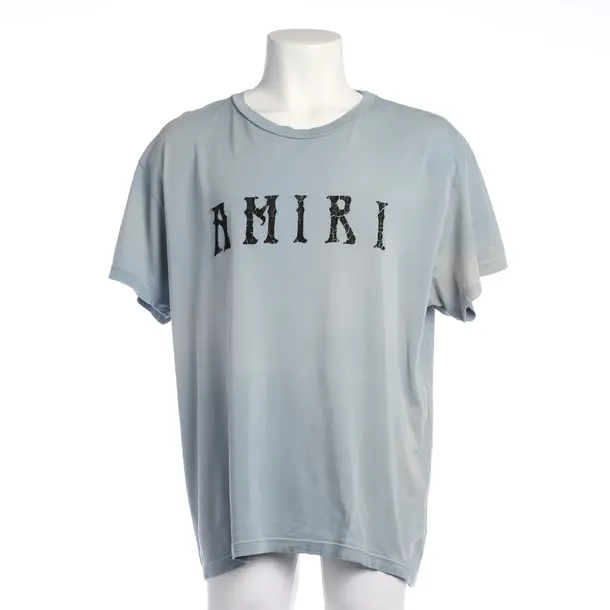 T-Shirt in Blue, Cotton, Amiri