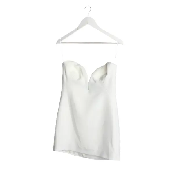 Cocktail Dress in White, Polyester, Mônot