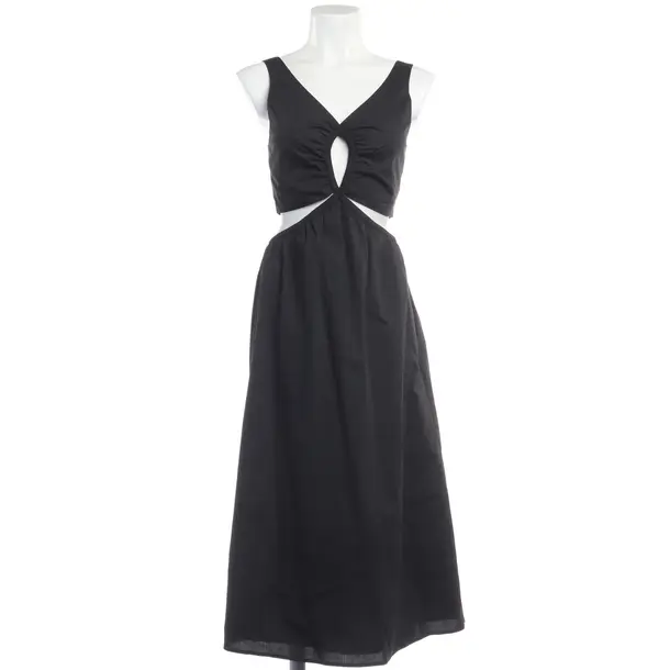 Kleid in Schwarz, Baumwolle, Anine Bing