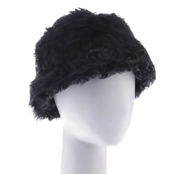 Beanie in Black, Fur, Miu Miu