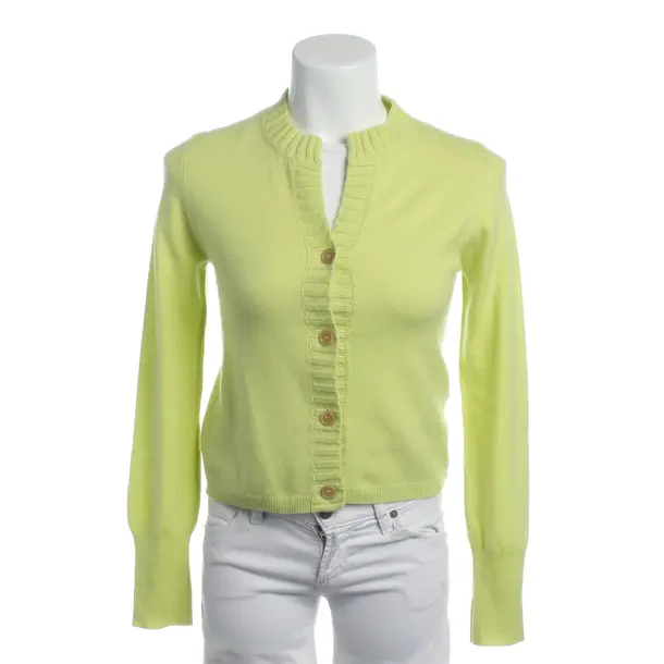 Strickjacke in Gelb, Wolle, Allude