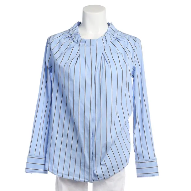 Bluse in Blau, Baumwolle, Dorothee Schumacher