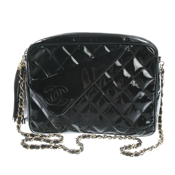 Shoulder Bag in Black, Leather, Chanel