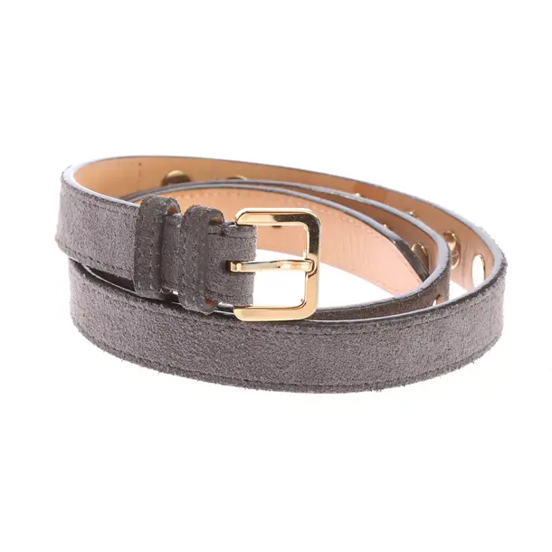 Gürtel in Grau, Leder, Louis Vuitton