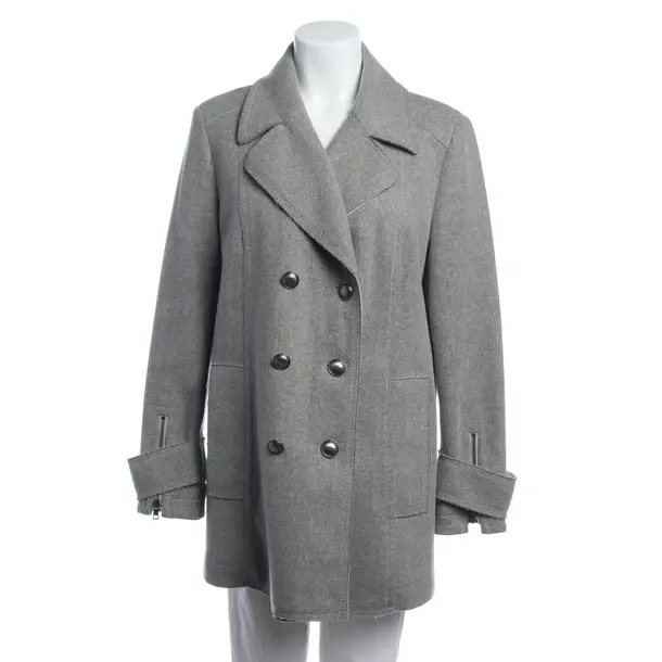 Winter Jacket in Gray, Wool, Marc Cain